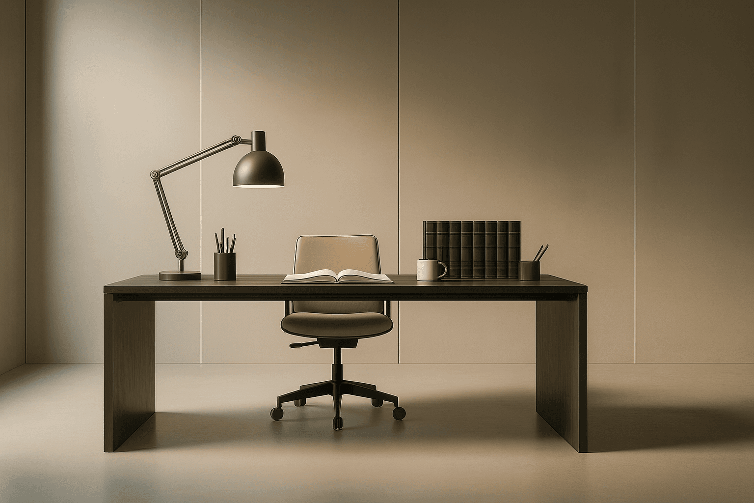 Modern desk background